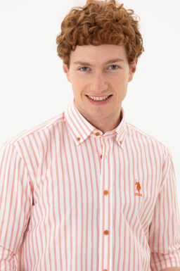Мужская рубашка с длинным рукавом RED - U.s. polo assn фото 9