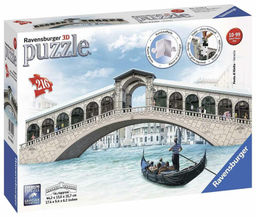 Ravensburger. Пазл карт. 3D 216 арт.12518 "Мост Риальто в Венеции"