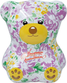 Черный дракон. 8 марта. Медвежонок Наилучшие пожелания 50 гр. жест.банка