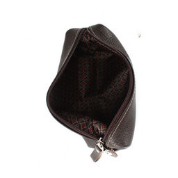 Косметичка Croco-К-721 натуральная кожа (1 отдел), коричневый флотер (116/1) 265364  фото 3