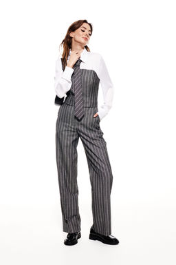 Костюм трехпредметный (блузка+брюки+галстук) - Elletto фото 6