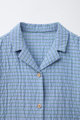 6-14 YEARS/ CHECKED SHIRT AND BERMUDA PYJAMAS - Zara фото 4