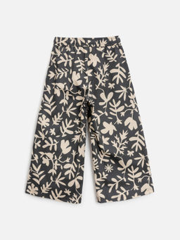 ACOOLA / Брюки детские для девочек Hesat2_pn черный принт фото 2