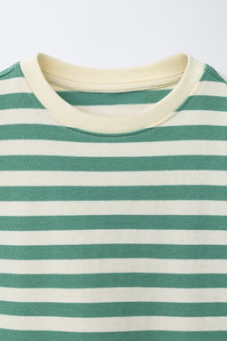 CAMISETA RAYAS HEAVY WEIGHT TEXTO / rayas - Zara фото 3