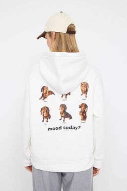 Teen Ekru Orme Sweatshirt TWOAW26SW00058 - Trendyolmilla фото 4