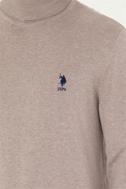 Мужской базовый свитер из норки и меланжа Неожиданная скидка в корзине