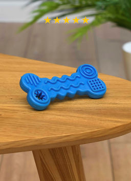 Игрушка для собак, косточка рельефная, резина, 9 см, цвет в ассортименте PS085