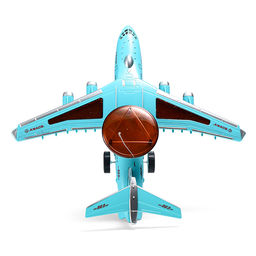 Самолет "Счастливый курс" р/у, 27 MHz, (свет, звук) в коробке