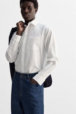 COTTON POPLIN SHIRT - Zara фото 13