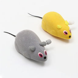 Цена за 25 шт. Мышь заводная, 7 см, фасовка 25 шт, микс цветов - Пижон фото 6