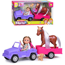 Кукла с аксессуарами "Мария с лошадкой" в коробке