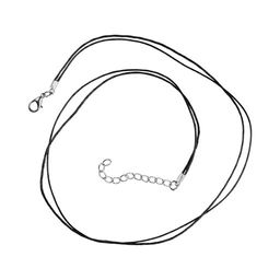 Zlatka Шнур вощеный с замком JF-010 45 см d 1 мм 10 шт 234 - св. зеленый