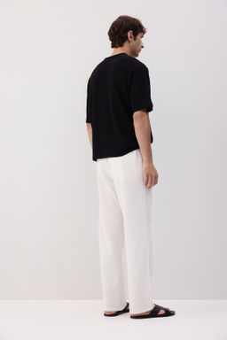 Pantal?n en mezcla de lino Relaxed Fit - H&m фото 6