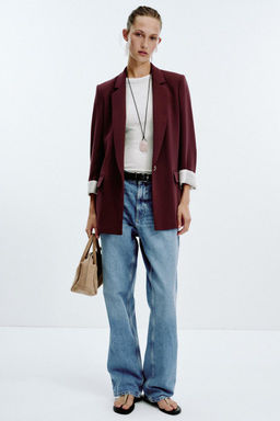 PRINTED CUFF BLAZER - Zara фото 16