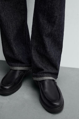 LEATHER BUCKLE SHOES - Zara фото 7