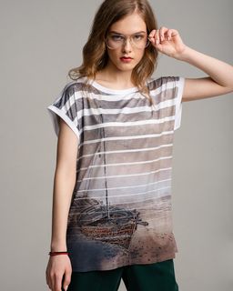 Туника удлиненная с рукавом кимоно 04.2.5 *