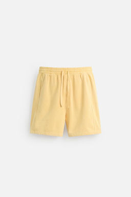 WASHED RELAXED FIT JOGGER BERMUDA SHORTS - Zara фото 26