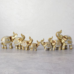 Статуэтки Слоны 7 штук набор / 7030А /уп 36/ - ГалеонТрейд фото 2