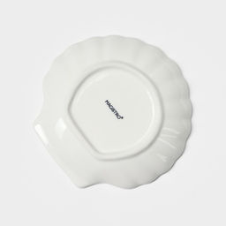 Блюдо для подачи Magistro «Ракушка», d=13 см, фарфор, цвет белый