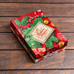 Коробка сборная крышка-дно без окна, Вязанка, 21 х 15 х 5,7 см - UPAK LAND фото 3