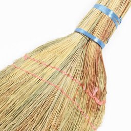 Цена за 50 шт. Веник для уборки Шафран «Сорго», двухпрошивной, малый, ручная работа, 58 см, фасовка 50 штук