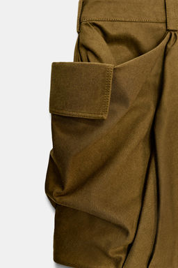 ZW COLLECTION SHORT CARGO SKIRT - Zara фото 20