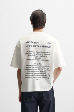 T-SHIRT WITH PHOTO PRINT - Zara фото 3