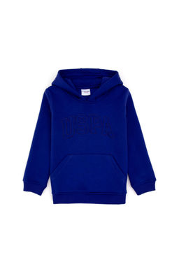 K_z _ocuk Mor Basic Kap__onlu _ardonlu Basic Sweatshirt Sepette S_rpriz _ndirim