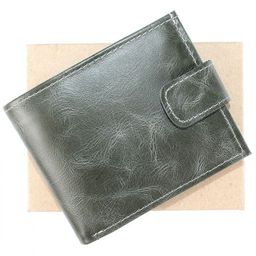 Портмоне мужское Croco-ПР-903 натуральная кожа 3 отд, 3 карм, зеленый тем пулл-ап (205) 207301  фото 4