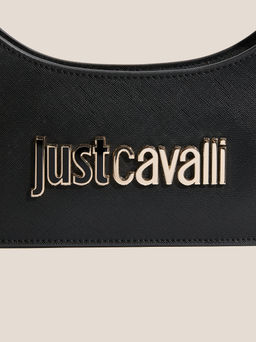 Женская сумка на плечо JUST CAVALLI METAL LETTERING Артикул 4450792, черный  фото 2