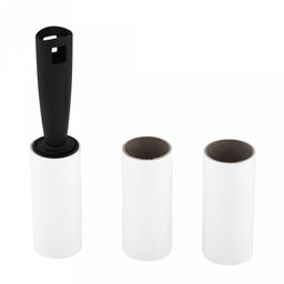 Ролик для чистки одежды "FREGO" 21х4,2х4,5см, 21 лист, в наборе два сменных блока, пластмассовое основание (Россия)