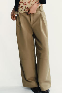CARGO TROUSERS WITH PLEATS - Zara фото 2