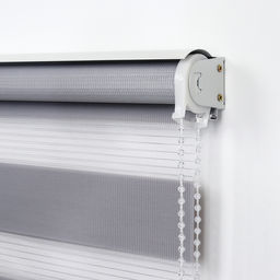 Штора рулонная День-ночь, 60180 см (с учётом креплений 3,5 см), цвет серый - Simaland фото 4