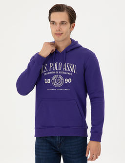 Мужской фиолетовый свитшот Неожиданная скидка в корзине