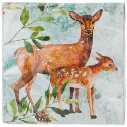 САЛФЕТКИ БУМАЖНЫЕ LEFARD ЛЕСНАЯ СКАЗКА 33*33СМ, 3СЛОЯ, 20ШТ