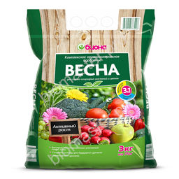 ВЕСНА 3кг. Комплексное органоминеральное удобрение (1/5шт) БМ