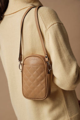 Сумка кожаная Azaro 30832 капучино