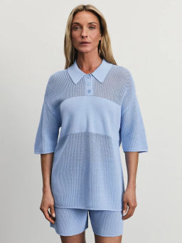 Удлиненный вязаный джемпер из вискозы / Zarina  фото 3