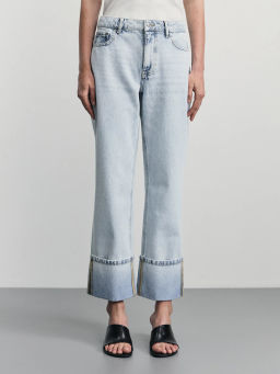 Джинсы straight с подворотами / Zarina  фото 2