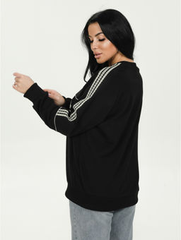Алана свитшот женский (черный) - Lovetex фото 5