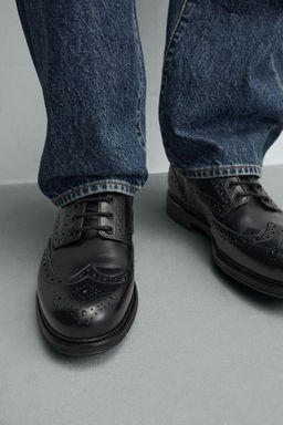 ZAPATO PIEL VESTIR / Negro - Zara фото 3