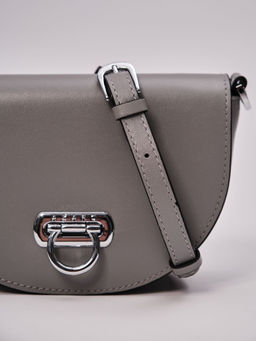 Сумка кожаная на плечо Azaro 31032 нельсон/серый