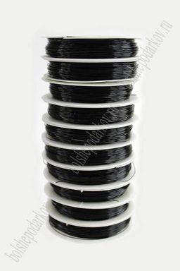 Проволока 0,5 мм*30 м (10 шт) SF-902, черный