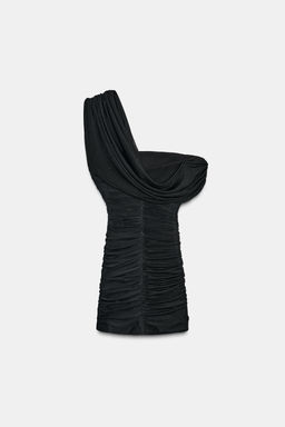 SHORT MESH RHINESTONE DRESS - Zara фото 8