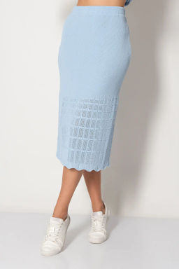 ЗЛАТА Юбка И 019/голубой