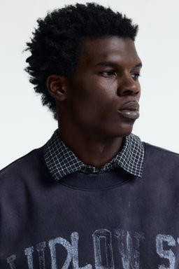 Sudadera estampada Oversized Fit - H&m фото 5