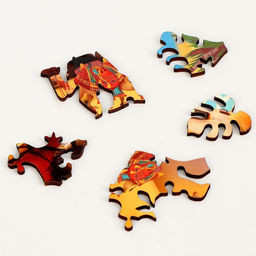 Пазлы фигурные Призрачный мираж с кулоном на руку, 126 деталей - Puzzle фото 10