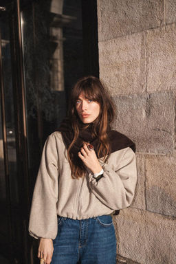 SOFT BOMBER JACKET WITH ELASTIC TRIMS - Zara фото 18