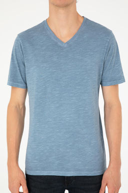 Мужская базовая футболка цвета индиго Неожиданная скидка в корзине - U.s. polo assn фото 6