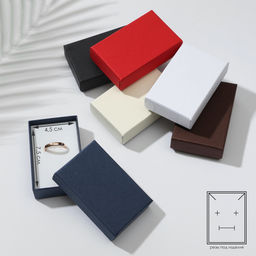 Цена за 6 шт. Коробочка подарочная под набор «Дерево», 5×8 см, МИКС